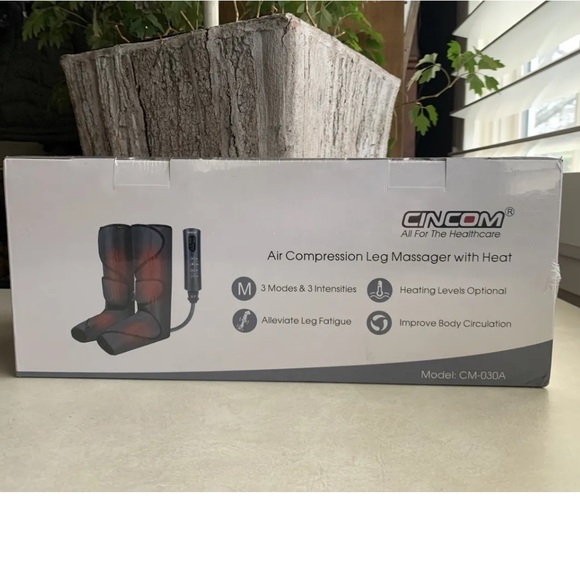 Heated Leg Massager Air Compression Brand New By Cincom - Picture 2 of 9